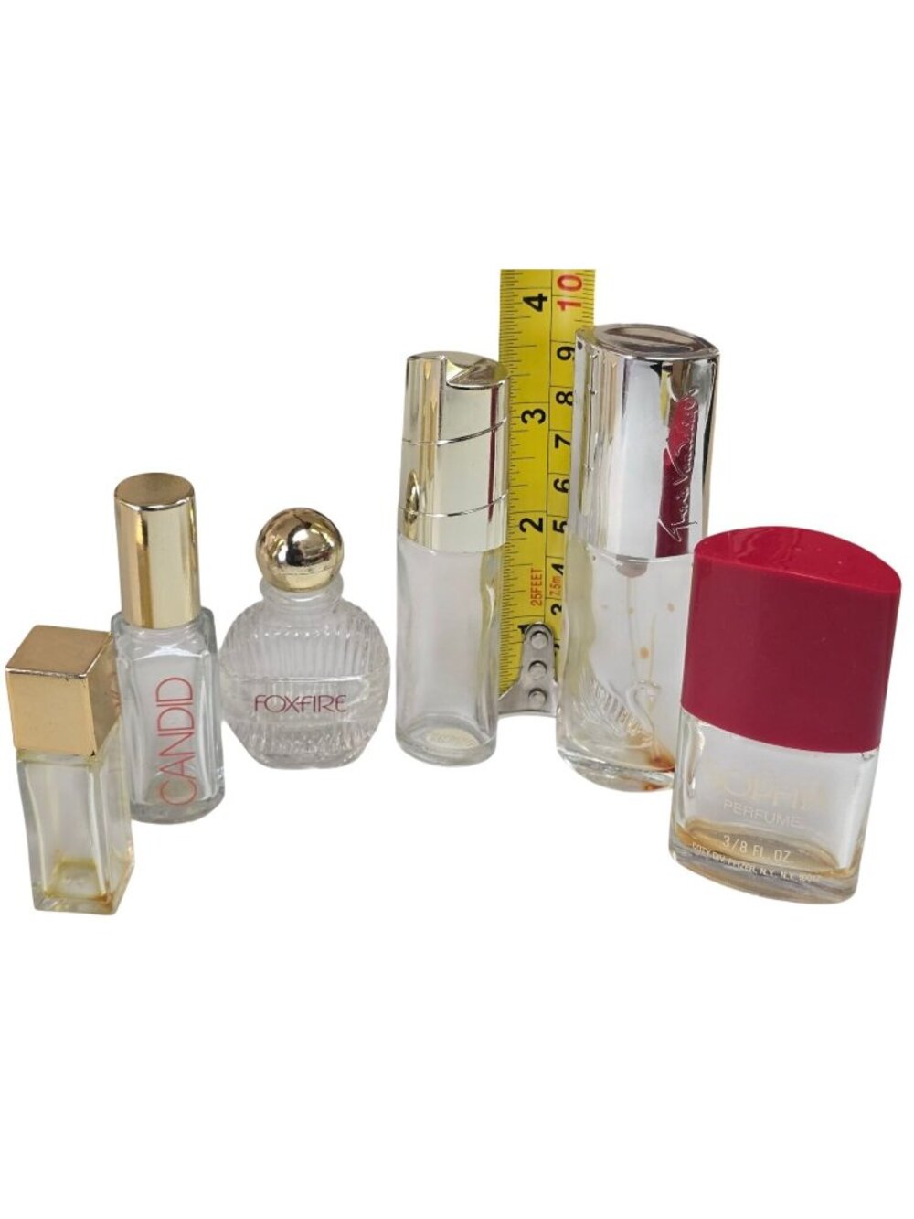 Vintage Perfume Miniature Lot 6 Empty Bottles Avon & More - Picture 5 of 5